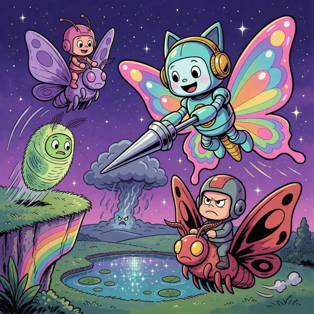 Butterfly Joust title screen